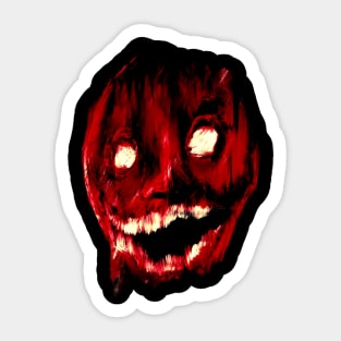 Red face Sticker